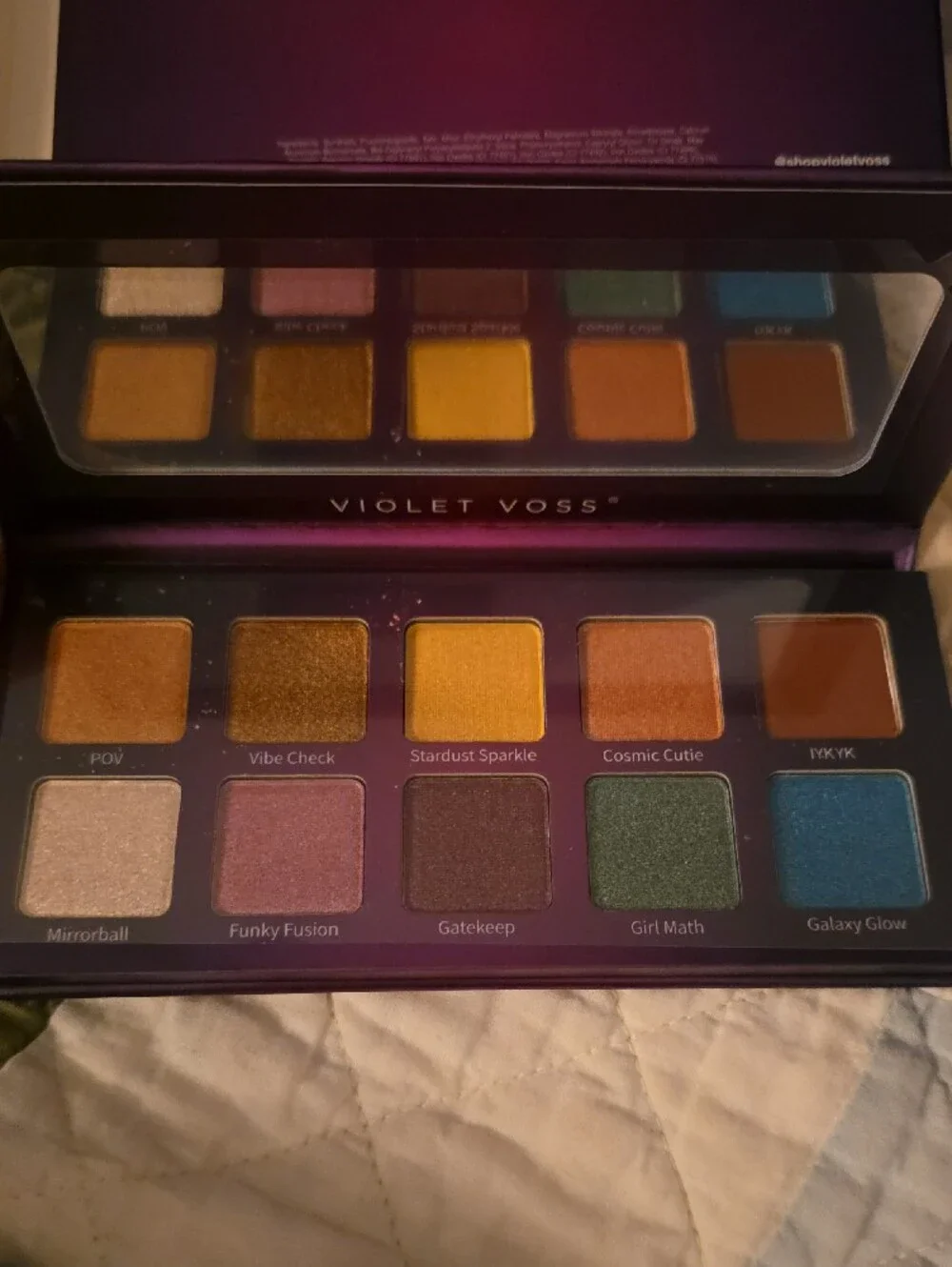 Violet Voss Disco Drip Eyeshadow Palette — Purple, Blue, Pink